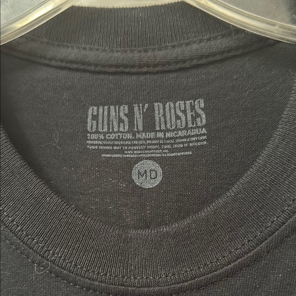 Guns & Roses GNR Boston Skeleton Horseman Rock and Roll Black Graphic T-Shirt - Picture 5 of 5